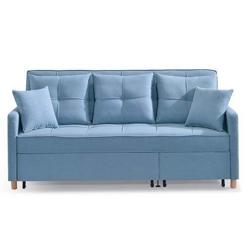 hot new l shaped mechanism fabric corner sofa cum bed