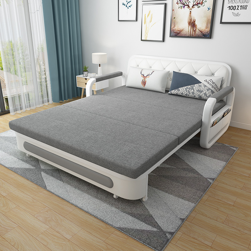 Convertible Sofa Bed 5 Position Folding Arm Chair Sleeper Leisure Recliner Lounge Couch Living Room Furniture Futon Armchair